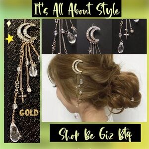 Super Elegant Embellished Hairpin to Enhance your Casual or Night Our Hair look
